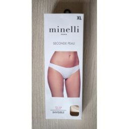 Slips Maison Minelli Slip neuf femme Minelli XL Seconde peau Beige