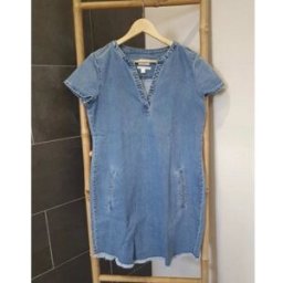 Robe courte Esprit Robe courte en jean Bleu