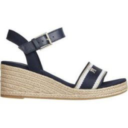 Sandales Tommy Hilfiger webbing wedge sandal Bleu