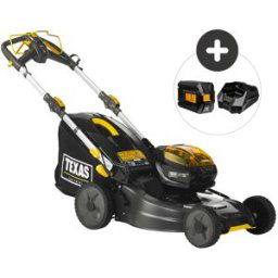 TEXAS EQUIPMENT Tondeuse à gazon Texas LMZ5800TR (58V) - pack avec batterie+chargeur 5708906956333