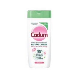 Cadum Natural Caresse Crème de Douche à la Fleur de Rose Sauvage 400 ML - Flacon 400 ml
