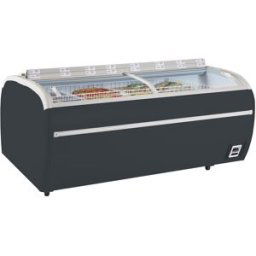 Réfrigérateur congélateur de supermarché gris TWIN 220A-CF - Tefcold