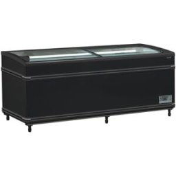 Réfrigérateur congélateur de supermarché noir SFI185B HC-CF VS - Tefcold