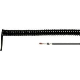Helukabel 85932 Câble spiralé LiF12YD11Y 300 mm/ 1200 mm;6 x 0.14 mm²;noir1 pc(s)