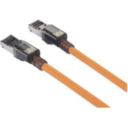 Renkforce RJ45 Câble réseau, câble patch CAT 6a S/FTP 2.00 m orange fonction de détection de ports , sans halogène, ignifuge 1 pc(s)