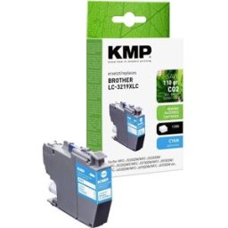 KMP Encre remplace Brother LC-3219XLC compatible cyan B58CX 1538,4003