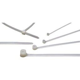 Helukabel 91058-1000 TY234M Serre-câble avec insert en acier 356 mm 2.4 mm blanc, transparent avec languette métallique 1000 pc(s)