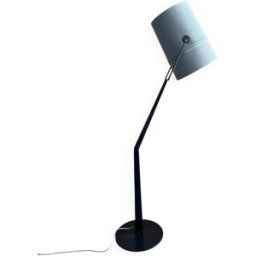 Lampadaire Foscarini Fork Terra gris 40x40x186