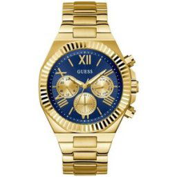 Montre Homme Guess Equity - GW0703G6 Bracelet Acier Doré male