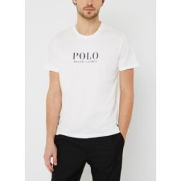 Tee-shirt de nuit logo en jersey de coton par Polo Ralph Lauren Blanc S Accessoires