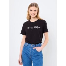 Nos Script Regular C WW0WW43459 par Tommy Hilfiger Noir XS Accessoires