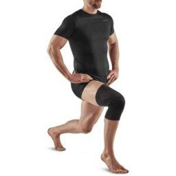 Genouillère support intermédiaire CEP Compression Noir XL Mixte