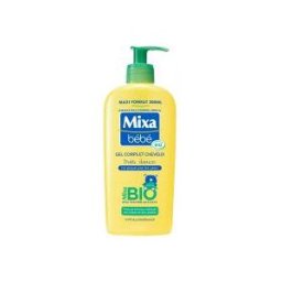 Mixa Bébé Gel 2 en 1 Corps et Cheveux Bio 300 ml - Flacon-Pompe 300 ml