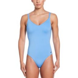 Nike V Neck Suit Bleu uni 10 (S) Female