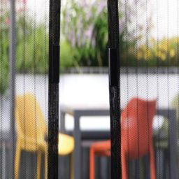 GARDAMO R60020 Moustiquaire de porte (l x H) 1.1 m x 2.4 m noir 1 pc(s)