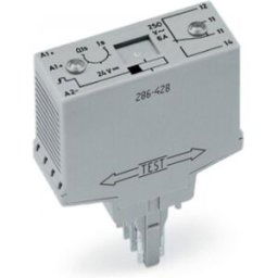 WAGO 286-427 Relais enfichable 24 V/DC 6 A 1 inverseur (RT) 1 pc(s)
