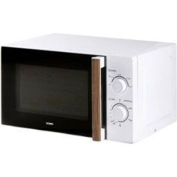 DOMO DO2720 Micro-ondes blanc, bois 700 W fonction minuteur