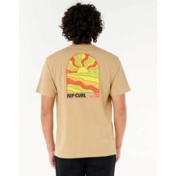 Rip Curl T-shirt Sunsets Revival Surf Khaki L male