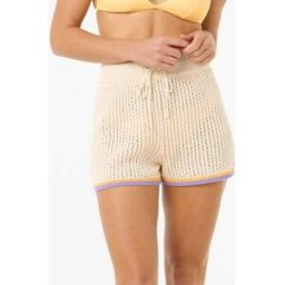 Rip Curl Short Cala Vadella Crochet Off White S female