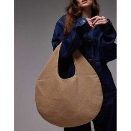 Topshop - Scarlett - Sac en paille avec poignÃ©e mÃ©tallique - Naturel-Neutre Neutre One Size female