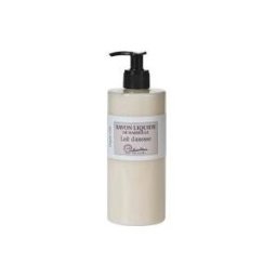 Lothantique Savon Liquide de Marseille au Lait d'Ânesse 500 ML - Flacon-Pompe 500 ml