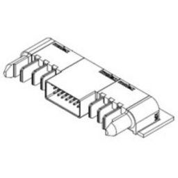 Molex Barrette mâle encastrable (standard) 46437-3007 1 pc(s) Tray