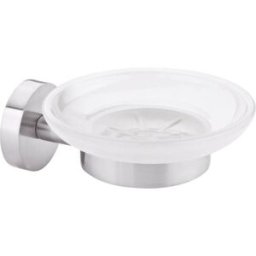 tesa MOON 40310-00000-00 Porte-savon argent, blanc (satiné)