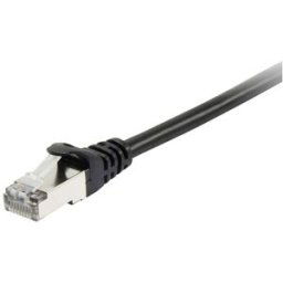 Equip 605599 RJ45 Câble réseau, câble patch CAT 6 S/FTP 20.00 m noir contacts dorés 1 pc(s)