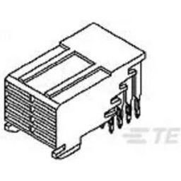 TE Connectivity Barrette femelle encastrable (standard) 5536607-1 1 pc(s) Tube