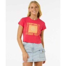 Rip Curl T-shirt court Cala Red L female