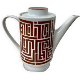 Cafetiere Melitta en porcelaine marron 22x4x19
