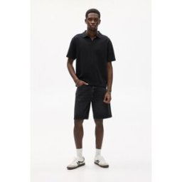 Pull&Bear Bermuda En Jean Standard Noir délavé 46 male