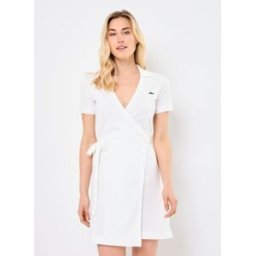 Robe Portefeuille EF7252 par Lacoste Blanc 34 Accessoires
