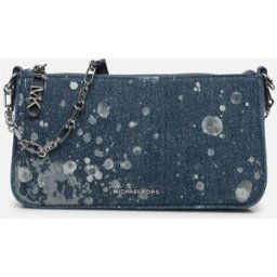 Empire Md Chain Pouchette par Michael Michael Kors Bleu T.U Sacs