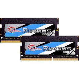 G.Skill Ripjaws Mémoire pour PC portable DDR4 16 GB 2 x 8 GB 2666 MHz SO-DIMM 260 broches CL19-19-19-43 F4-2666C19D-16GRS