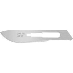 MARTOR SKALPELLKLINGE 21 Spezialschliff Lame de scalpel 66 mm acier 10 pc(s)