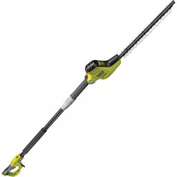 Taille-haie électrique sur perche de rallonge télescopique RYOBI 450W RPT4545E - lame de 45cm - coupe de 20mm
