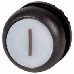 Eaton 216964 M22S-DRL-W-X1 Bouton-poussoir lumineux à rappel collerette plastique 1 pc(s)