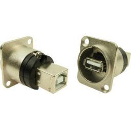 Adaptateur USB B vers USB A forme XLR Cliff CP30110 Adaptateur/prolongateur encastrable Contenu: 1 pc(s)