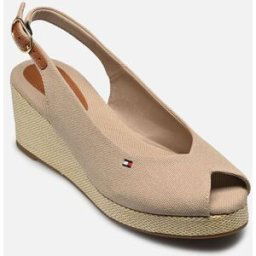 FLAG MID WEDGE ESPAD par Tommy Hilfiger Beige 40 Femme