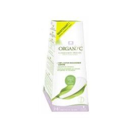 Organyc 24 Protège Slips pour Tanga et String Flux Léger - Boîte 24 protège-slips