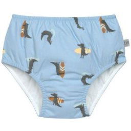 Lässig Maillot de bain couche Crocodile bleu ciel (07-12 mois)