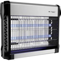 V-TAC VT-3216 11179 lumière UV Destructeur dinsectes 16 W (Ø x H) 354 mm x 93.5 mm aluminium, noir 1 pc(s)
