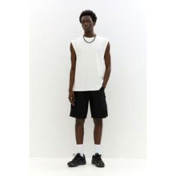 Pull&Bear Short Cargo Stwd Noir L male