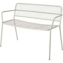 Broste Copenhagen Banc à accoudoirs Eden Beige grey