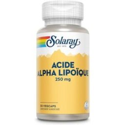Solaray Acide Alpha Lipoïque 250mg 30 Capsules