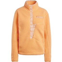 Adidas Terrex Xploric High Pile Fleece Pullover Sweatshirt Womens Teinte ambrée 12 (M) Female