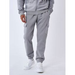 Project X Paris Bas de jogging avec empiècement bimatière Couleur - Gris clair, Taille - S