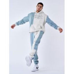 Project X Paris Bas de jogging tricolore Couleur - Bleu vert, Taille - M