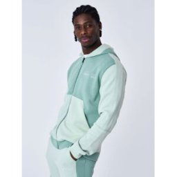 Project X Paris Sweat à Capuche zippé two tone Couleur - Crème De Menthe, Taille - L